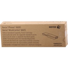 Dukkanıum Xerox 106R02251 Phaser 6600-6605 Standart Kapasite Yellow Sarı Toner