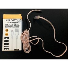 CT Stones Dataline Ct-07 2.4A Lightning Data Kablosu Hızlı Şarj 1,5mt