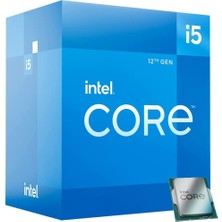 Stylmenplus Intel Core I5 12400F Box 2.5 Ghz 4.4 Ghz 18MB LGA1700P Vgasız Fanlı Kutulu 12.nesil Işlemci