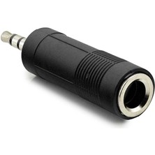 Shopwave 3.5 mm To 6.5 mm F Çevirici Siyah HDX1331