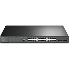 Rory Omada Tp-Link TL-SG3428X 24 Port 10-100-1000 Mbps Switch 4 Port 10GE Sfp L2 Çelik Kasa Rack Mount