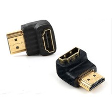 Cash Dukkan Dark DK-HD-AMXF90 HDMI 90° Dönüştürücü Dirsek - HDMI Erkek - HDMI Dişi