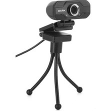 Negok Dark WCAM11 1080P USB Web Kamera & Mini Tripod (1960X1280 Çözünürlük) Dahili Mikrofon