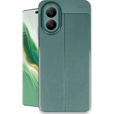 xirshop Oppo A38 Kılıf Auto Focus Kapak - Koyu Yeşil