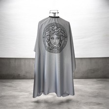 Kupa Penuar Dijital Baskılı Saç Kesim Önlüğü 130X150 cm Lastikli ve Kancalı Yaka