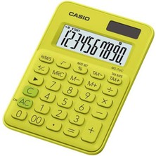 Stylmenplus Casio Ms-7uc-Yg 10 Hane Limon Sarı Masa Üstü Hesap Makinesi