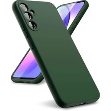 xirshop Samsung Galaxy A24 4g Kılıf First Silikon - Koyu Yeşil