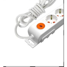 Uslucan Alışveriş Mutlusan Rı-Tech 2li 2mt Anahtartopraklı Grup Priz (001 175 220002 02 00)