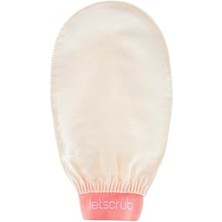 SHC4200 Ekru Banyo Duş Kesesi Peeling ELDIVENI%100 Floş Ipek Normal Ciltler Için