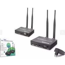 Cash Dukkan Hadron HDX1383 200MT HDMI Wireless Kvm Extender Loop-Out Kablosuz 1080P (Audio And Video)