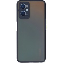 xirshop Oppo A96 Kılıf Montreal Silikon Kapak - Lacivert