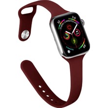 No35 Newface Apple Watch 42MM Klasik Kordon - Bordo