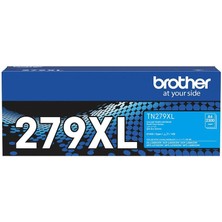 Brother TN-279XLC Cyan Mavi Toner HL-L3280CDW DCP-L3520-3560 MFC-L3720-3760-8390 2.300 Sayfa