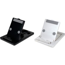 Paxteks Avec ZF-806 24LÜ Karton Stanlı Ayarlanabilir Telefon Standı (Siyah-Beyaz)