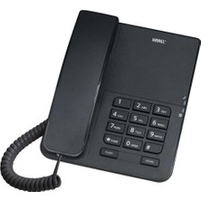 Karel TM140 Siyah Analog Masa Üstü Kablolu Telefon