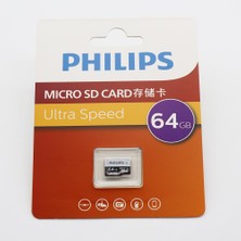 Philips 64GB A1 V30 Microsdxc Hafıza Kartı (Adaptörsüz)