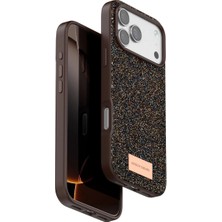 xirshop Onegif Apple Iphone 17 Pro Max Bright Simli Kapak - Gold