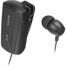 Zemira S-Link SL-BT105 Siyah Mobil Telefon Uyumlu Makaralı Titreşimli Bluetooth Kulaklık