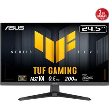 Stylmenplus Asus 24.5" Tuf Gaming VG257Q5A 200Hz 0.5ms Full Hd Freesync Fast IPS Gaming Monitör