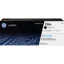 Hp 136A Black Siyah Toner W1360A 1.150 Sayfa Kapasite Çok Renkli Ofis ve Ev Kullanımına Uygun