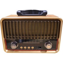 Rory Everton RT-774 Bluetooth-Usb-Sd-Fm Şarjlı Nostaljik Radyo