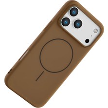No35 Joko Apple Iphone 17 Pro Max Jully Magsafe Kapak - Kahverengi