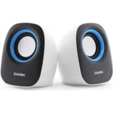 Paxteks Dark DK-AC-SP100 Beyaz 1+1 Multimedia USB Speaker