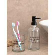 Feyza Design Şık ve Dayanıklı 2'li Cam Banyo Seti, Modern Tasarım ve Pratik Kullanım