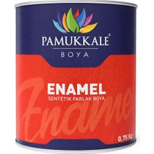Pamukkale Enamel Sentetik Parlak Yağlı Boya 0.75 kg Krom Sarı
