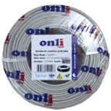 No35 Onli ON-2201 2+1 1x0,22 Mini Coax 2X0,22MM 100 Metre Cca Kamera Kablosu