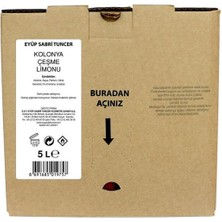 Rory Eyüp Sabri Tuncer Çeşme Limonu Kolonyası 5lt Bag In Box Endüstriyel