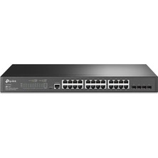 Rory Omada Tp-Link TL-SG3428 24 Port 10-100-1000 Switch 4 Port Sfp L2 Çelik Kasa Rack Mount
