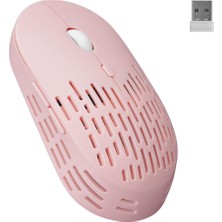 Negok Altec Lansing ALBM7422 Pembe 2.4ghz Şarj Edilebilir Tek Renkli 1600DPI Optik Kablosuz Mouse