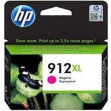 Dukkanıum Hp 912XL Yüksek Kapasite Magenta Kırmızı Kartuş 3YL82A