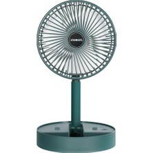 Novis Liora Everest EFN-605 Masaüstü Şarj Edilebilir Yeşil 800MAH USB Fan