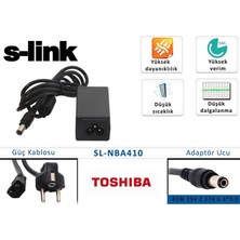 Novis Liora S-Link SL-NBA410 45W 19V 2.37A 6.3-3.0 Toshıba Notebook Adaptörü
