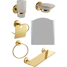 Tesitay Selvi 5 Li Ayna Seti Gold Renk