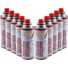 Gazı (10 Adet) Bütan Propan Tüpü Portatif Ocak Kartuşu Tek Kullanımlık Pürmüz Yedeği 227 gr