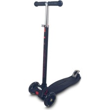 HT208 3 Tekerlekli Yeni Nesil Scooter - Işıklı Tekerlekli - Arkadan Frenli