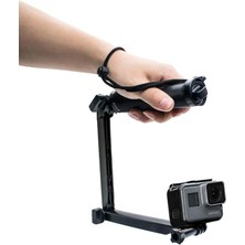 Gopro Ile Uyumlu Aksiyon Kamera Monopod Çubuğu Stand Mini 3in1 Tripod