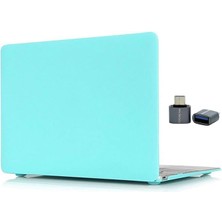 MacBook Pro 13 Inç Kılıf ile Uyumlu, Mat Sert Kapak (2016-2019) A1706 A1708 A1989 A2159, Çizilmeye ve Darbelere Dayanıklı Koruma Kapak Flu Mat Tasarım Turkuaz