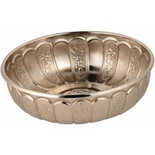 Feyza Design El Işçiliği Osmanlı Desenli Metal Hamam Tası, Geleneksel Türk Banyo Kültürü