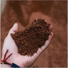 Botanik Kırmızı Pomza Kumu Ince Pomza Taşı 0-3 mm 5 Litre Volkanik Cürüf Ponza Lav Kırığı