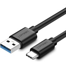 USB 3.0 Type-C Data ve Şarj Kablosu 1.5 Metre Siyah