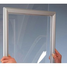 Levha 1mm Şeffaf Pleksi Levha Cam Görünümlü Pleksi Tablo Camı 30 x 55CM