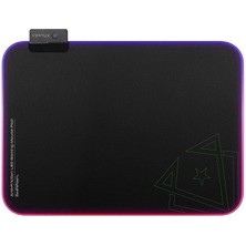 Swiftpad-L, Oyun Fare Altlığı, Düz Kayma, Mikro Dokulu Kumaş Yüzey Büyük (32,8 x 20 Cm), Dikişli Kenarlı, Kaymaz Taban, 13 Rgb LED Modu