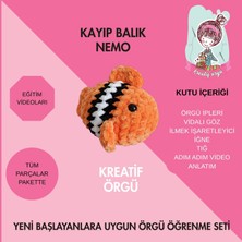 Kreatif Örgü Balık Nemo Amigurumi Örgü Öğrenme Kiti