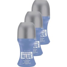Individual Blue Erkek Rollon 50 Ml. Üçlü Set