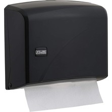 K1B Z Katlı Kağıt Havlu Dispenseri Siyah-Kapasite 200 Kağıt