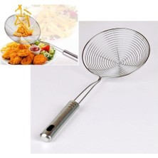 Akcakese Kızartma Kevgiri, Yağ Süzgeci, Çelik Tel Kepçe - Kevgir